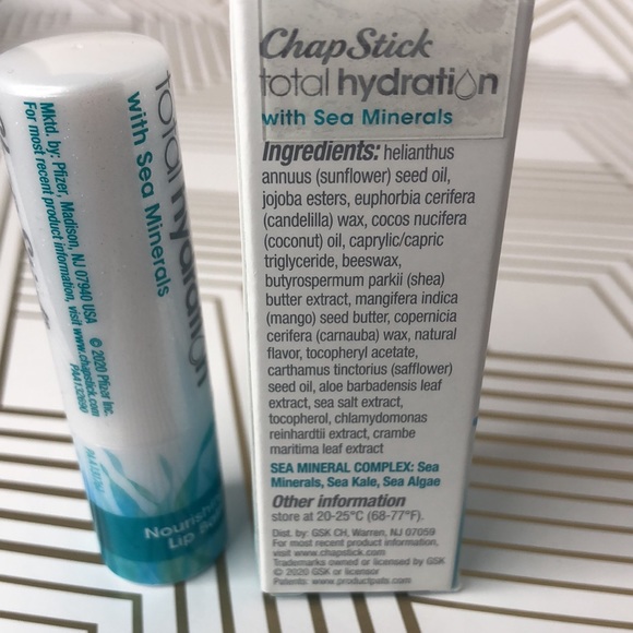 3 ChapStick Total Hydration Nourishing Lip Balm with Sea Minerals, 0.12oz New! - Picture 11 of 14